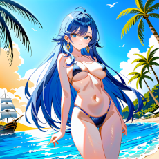 Sexy girl on the beach. Image #3