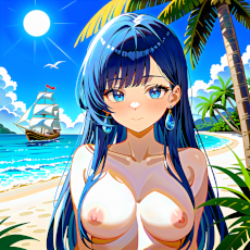 Sexy girl on the beach. Image #6