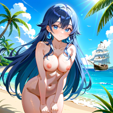 Sexy girl on the beach #4