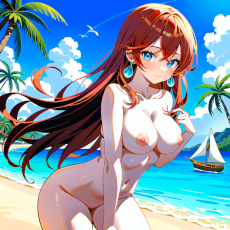 Sexy girl on the beach. Image #48