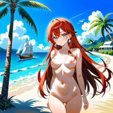 Sexy girl on the beach. Image #53