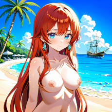 Sexy girl on the beach. Image #57