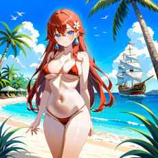 Sexy girl on the beach. Image #68