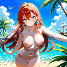 Sexy girl on the beach #8