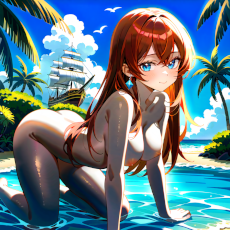 Sexy girl on the beach. Image #118