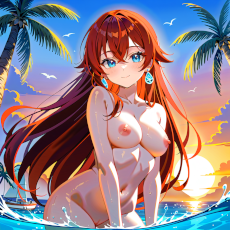 Sexy girl on the beach. Image #125