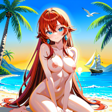 Sexy girl on the beach #14