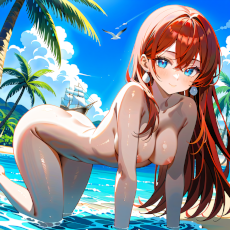 Sexy girl on the beach. Image #186