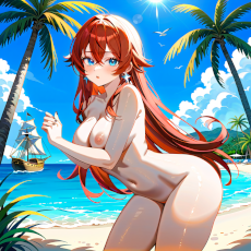 Sexy girl on the beach. Image #194