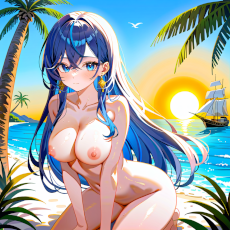 Sexy girl on the beach. Image #241