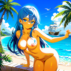 Sexy girl on the beach. Image #296