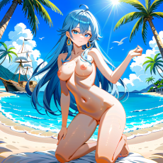 Sexy girl on the beach. Image #302