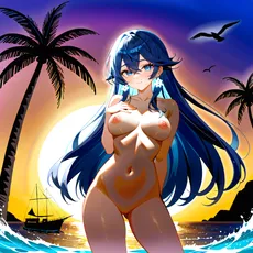 Sexy girl on the beach. Image #346