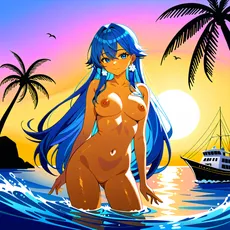 Sexy girl on the beach. Image #371