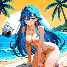 Sexy girl on the beach. Image #385