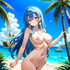 Sexy girl on the beach. Image #389