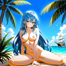 Sexy girl on the beach. Image #402