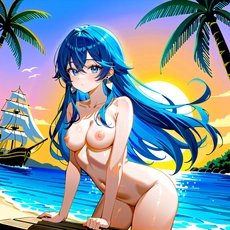 Sexy girl on the beach. Image #403