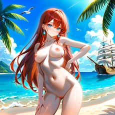 Sexy girl on the beach. Image #421