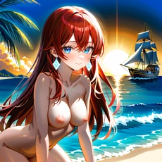 Sexy girl on the beach. Image #441