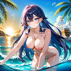 Sexy girl on the beach. Image #577