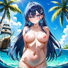 Sexy girl on the beach. Image #614