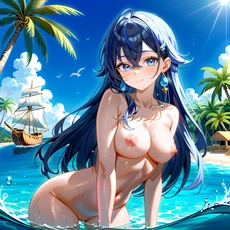 Sexy girl on the beach. Image #678