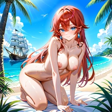 Sexy girl on the beach. Image #691