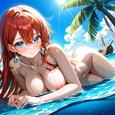 Sexy girl on the beach. Image #703