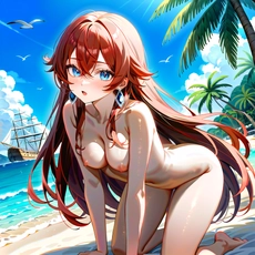 Sexy girl on the beach. Image #719