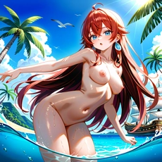 Sexy girl on the beach. Image #725