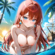 Sexy girl on the beach. Image #733