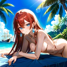 Sexy girl on the beach. Image #736