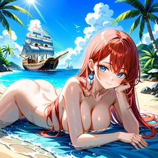 Sexy girl on the beach. Image #758