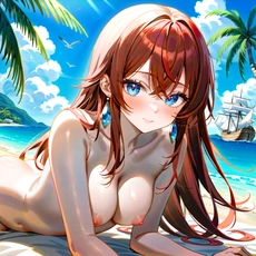 Sexy girl on the beach. Image #838