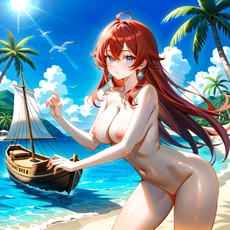 Sexy girl on the beach. Image #852