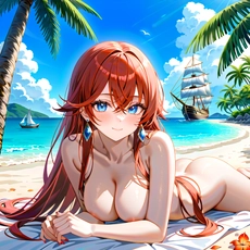 Sexy girl on the beach. Image #942