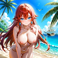 Sexy girl on the beach. Image #1160