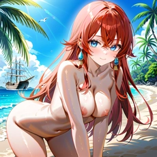 Sexy girl on the beach. Image #1165