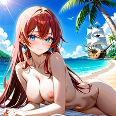 Sexy girl on the beach. Image #1172