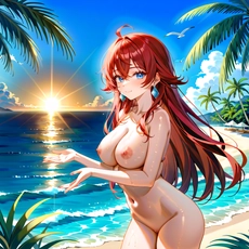 Sexy girl on the beach. Image #1182