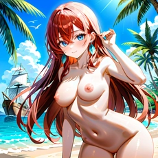 Sexy girl on the beach. Image #1192