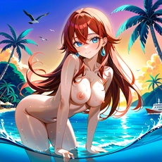 Sexy girl on the beach. Image #1195