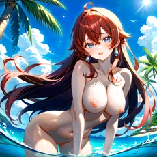 Sexy girl on the beach. Image #1200