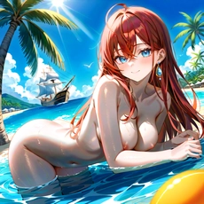 Sexy girl on the beach. Image #1218