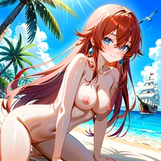 Sexy girl on the beach. Image #1228