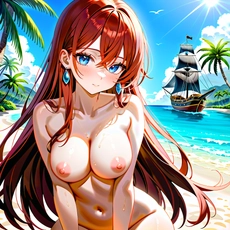 Sexy girl on the beach. Image #1243