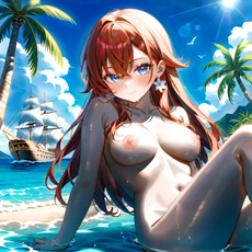 Sexy girl on the beach. Image #1265