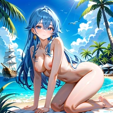 Sexy girl on the beach. Image #1324