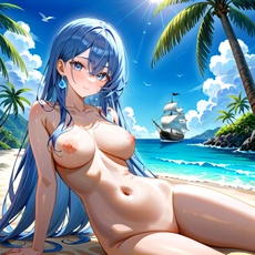 Sexy girl on the beach. Image #1340